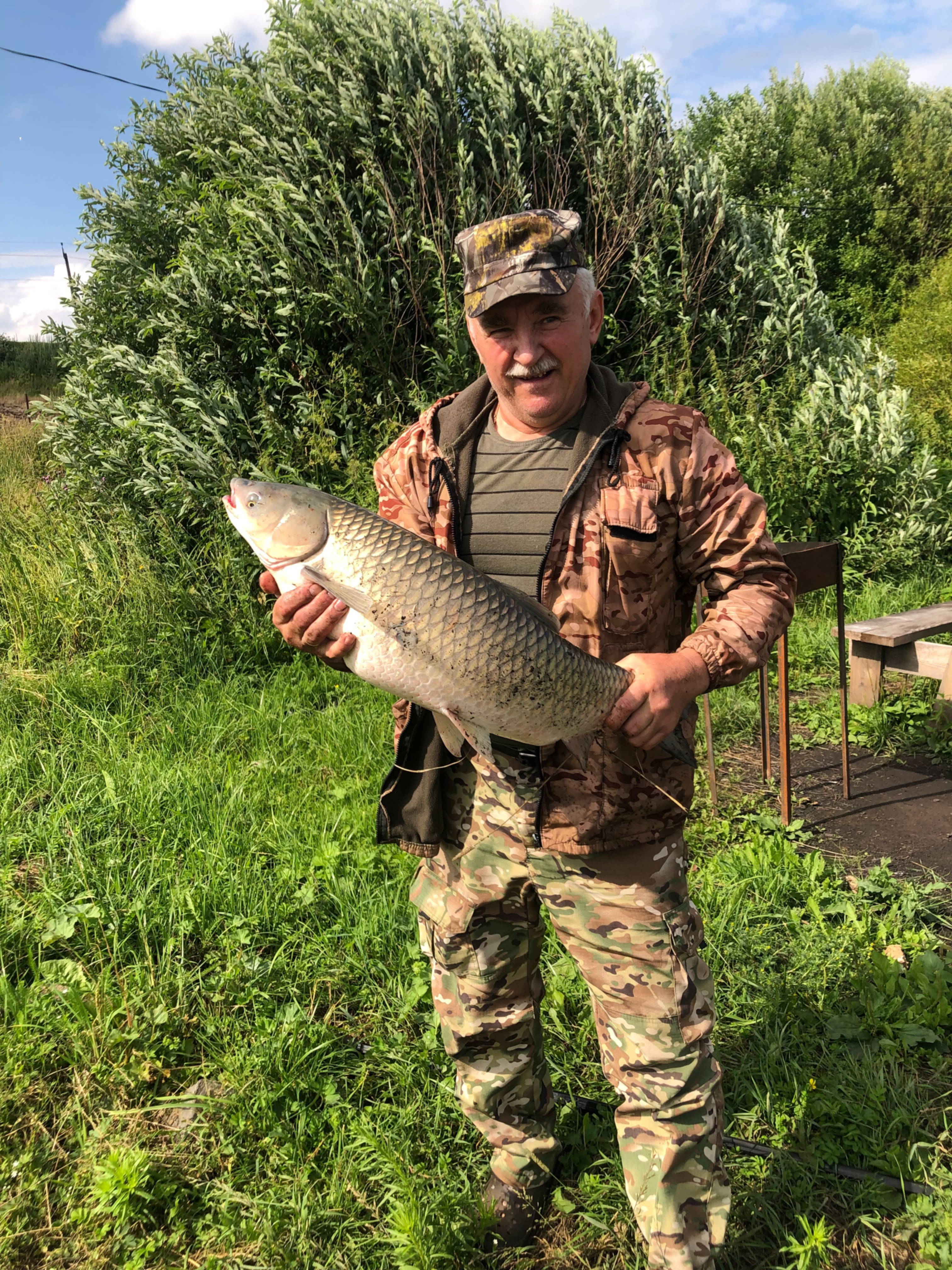 Рыболовные места на водоеме в Парамоново